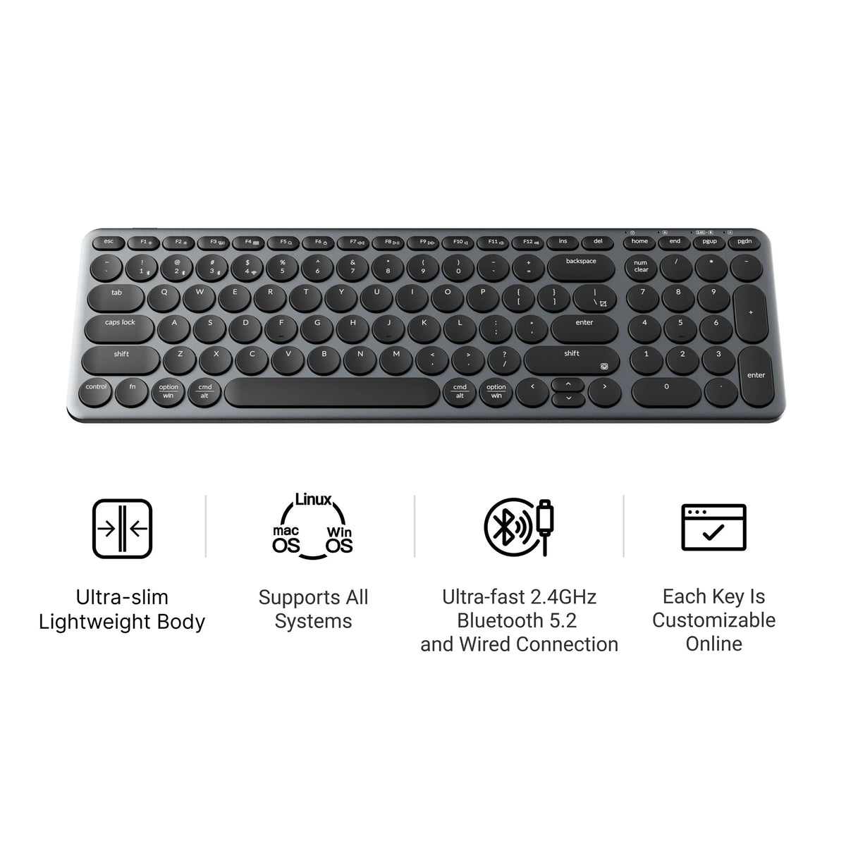 Keychron B4 Pro Ultra-Slim Wireless Keyboard
