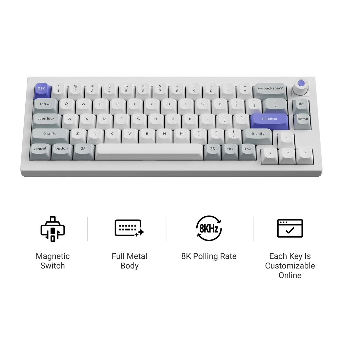 Keychron Q2 HE 8K Magnetic Switch Keyboard