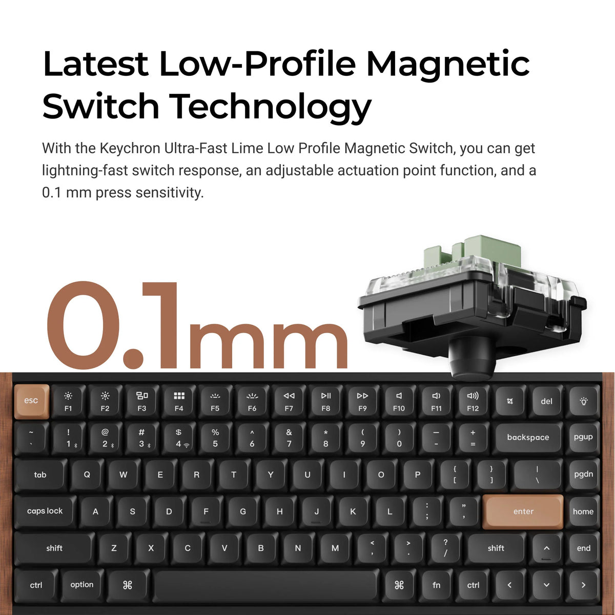 Keychron K3 HE Wireless Magnetic Switch Custom Keyboard