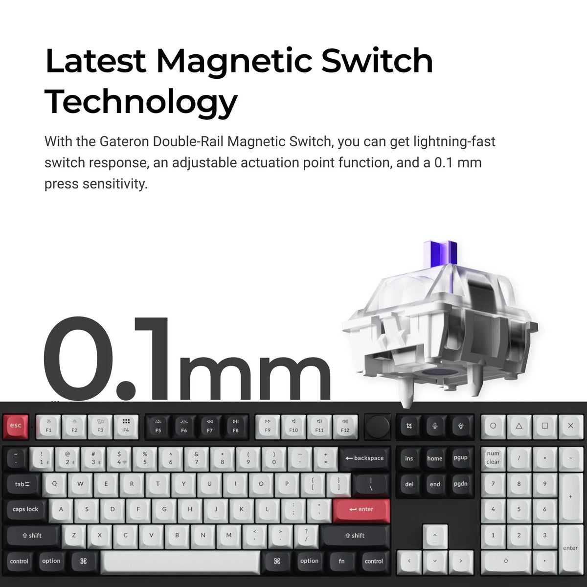 Keychron Q6 HE QMK Wireless Custom Keyboard