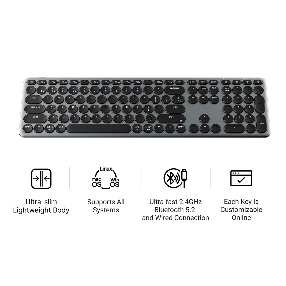 Keychron B5 Pro Ultra-Slim Wireless Keyboard