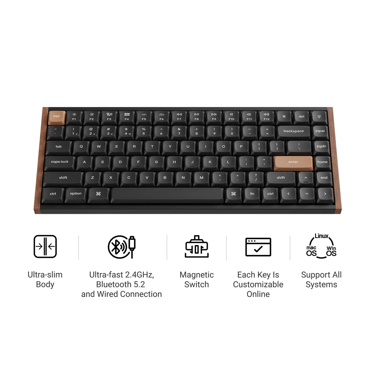 Keychron K3 HE Wireless Magnetic Switch Custom Keyboard