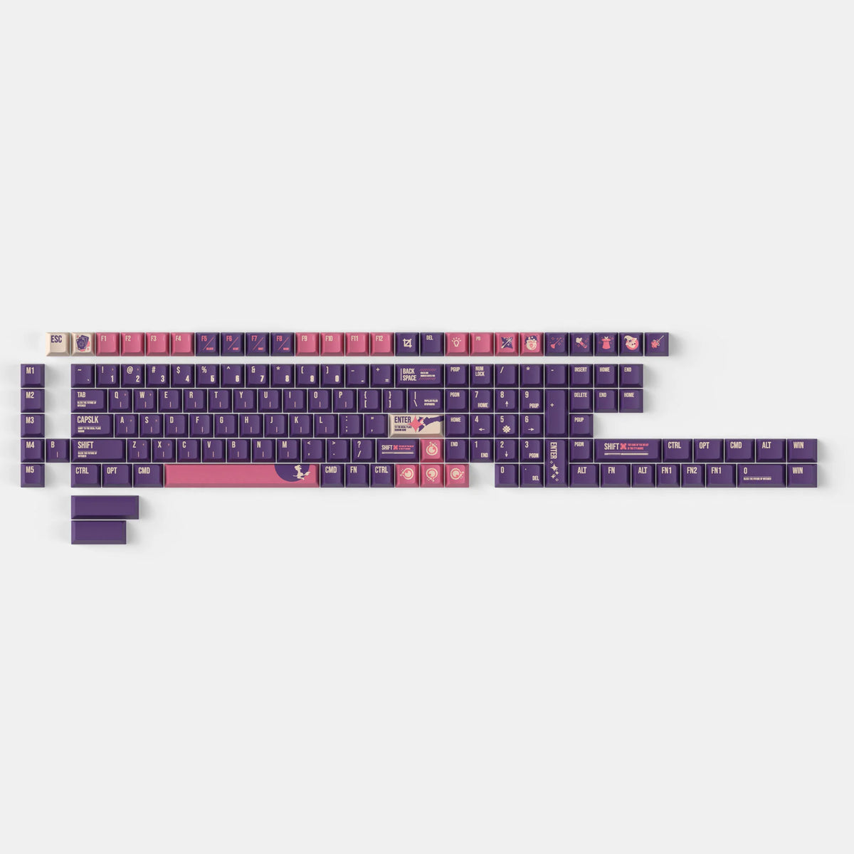 Lunar Witch - Cherry Profile Dye-Sub PBT Full Keycap Set