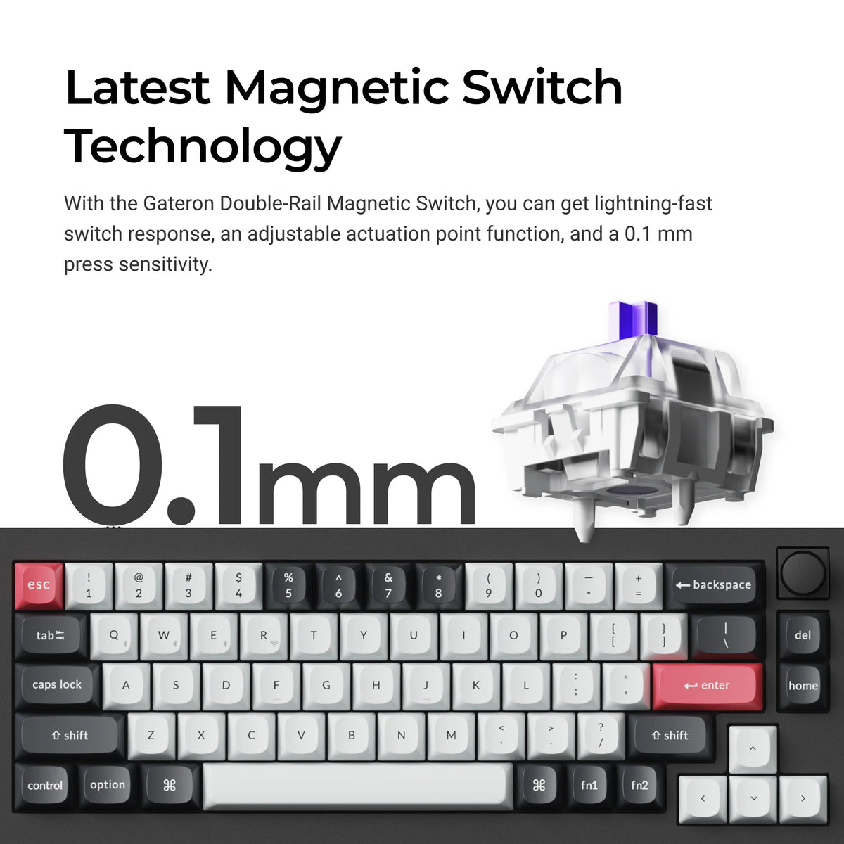 Keychron Q2 HE QMK Wireless Custom Keyboard