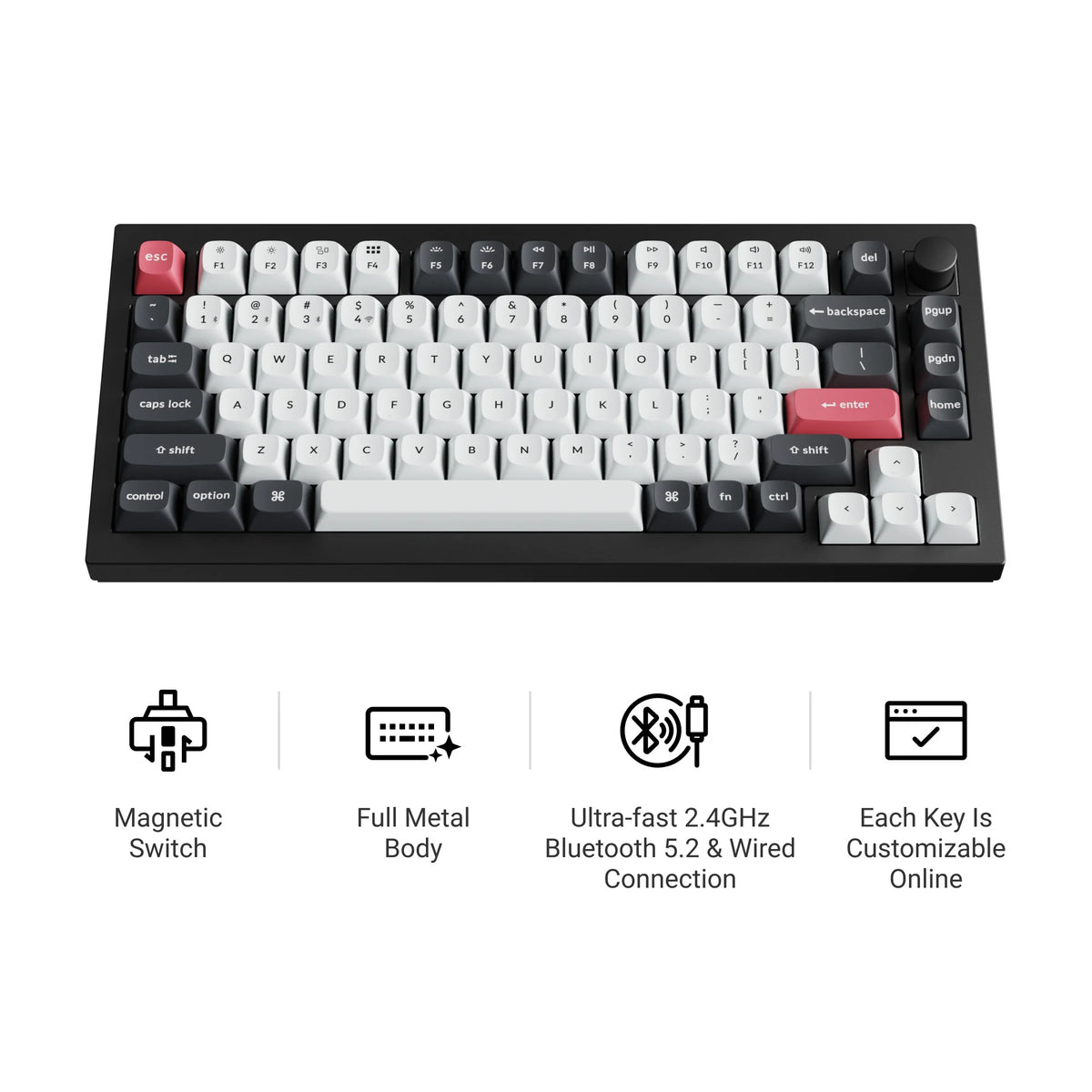 Keychron Q1 HE QMK Wireless Custom Keyboard