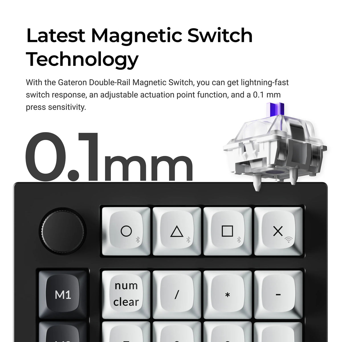 Keychron Q0 HE QMK Wireless Custom Number Pad