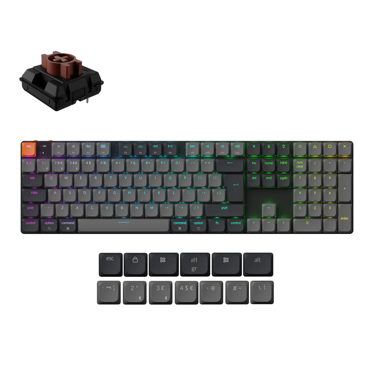 Keychron K5 QMK Wireless Mechanical Keyboard (ISO Layout) - Version 2