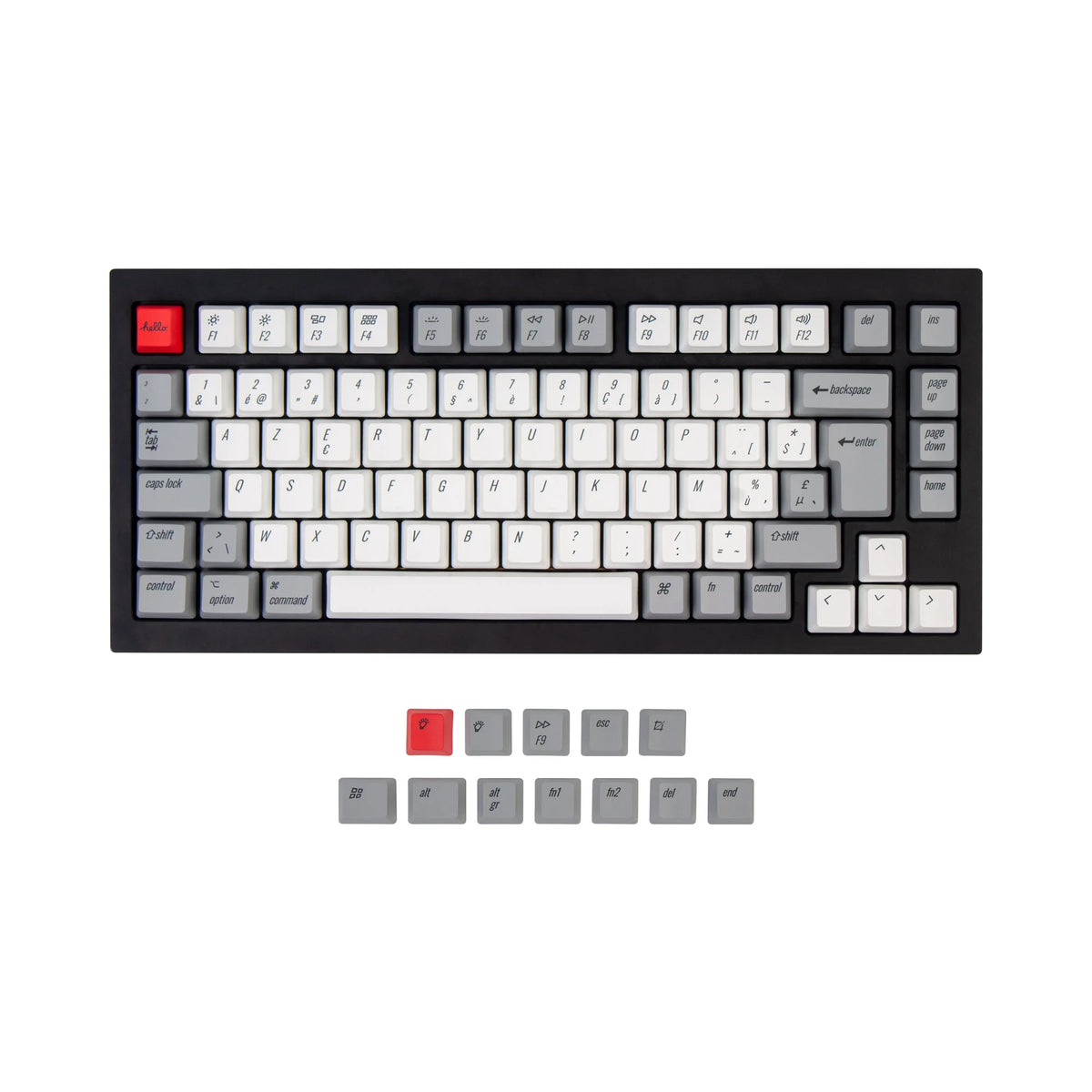 ISO & ANSI Q1 & Q1 Pro & Q2 & Q2 Pro & V1 & V2 & K2 & K2 Pro OEM Dye-Sub PBT Keycap Set - Retro